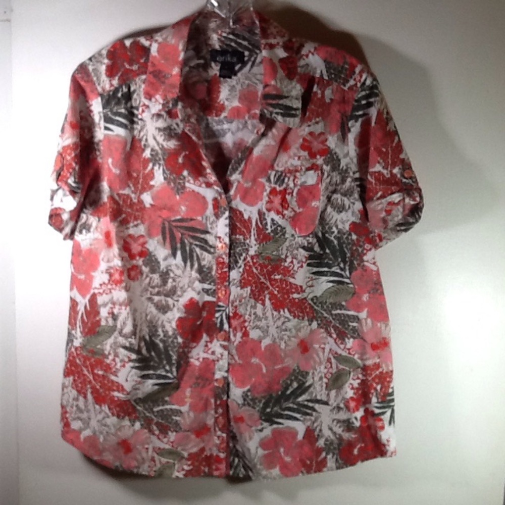 Erika | Blouse | Size L   BLUE ONLY